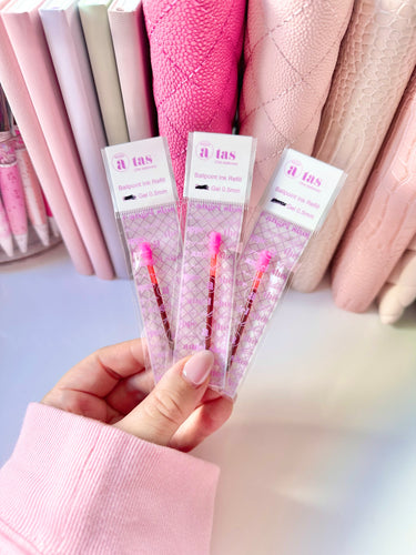 Pink and Purple 0.5mm Gel ink Refills - exclusive to our chic pens