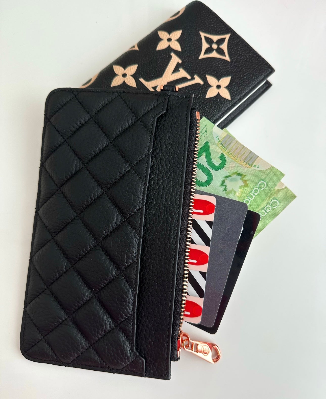 the Luxe Catch All (LCA) NOIR BLACK