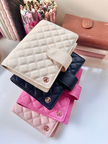 Vanilla Quilted B6 Planner Cover