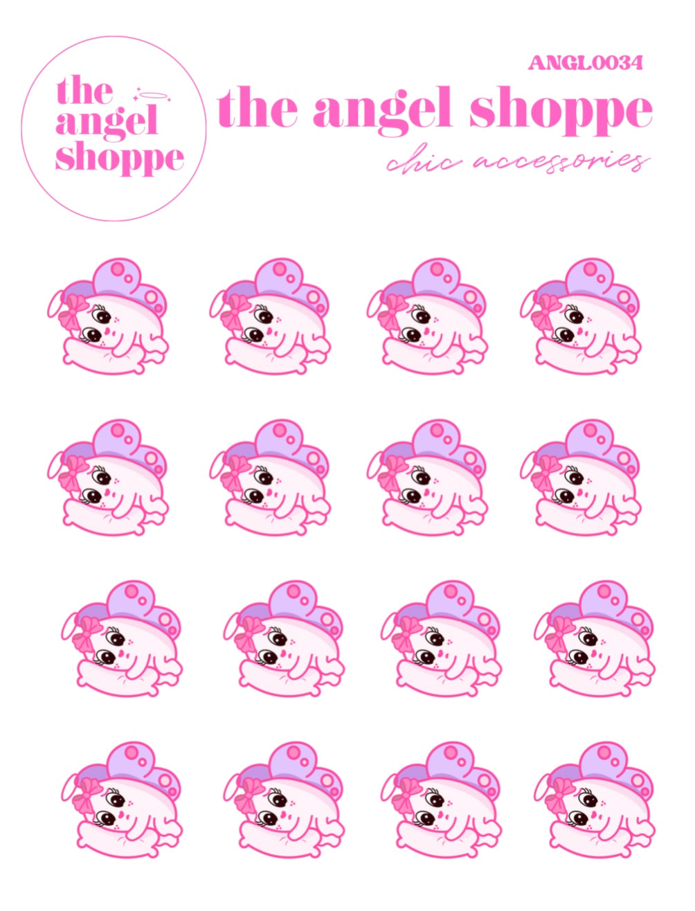 Anxious/ feeling down -  character stickers