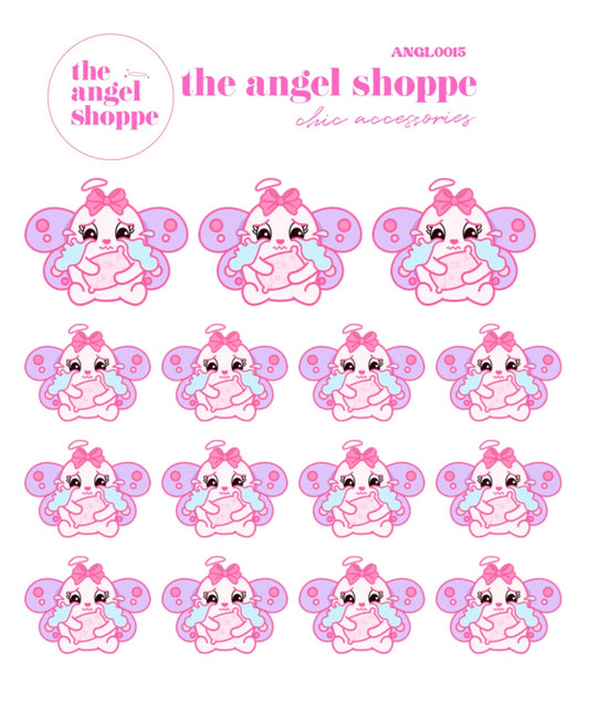 Crying/ Sad Angel - character stickers