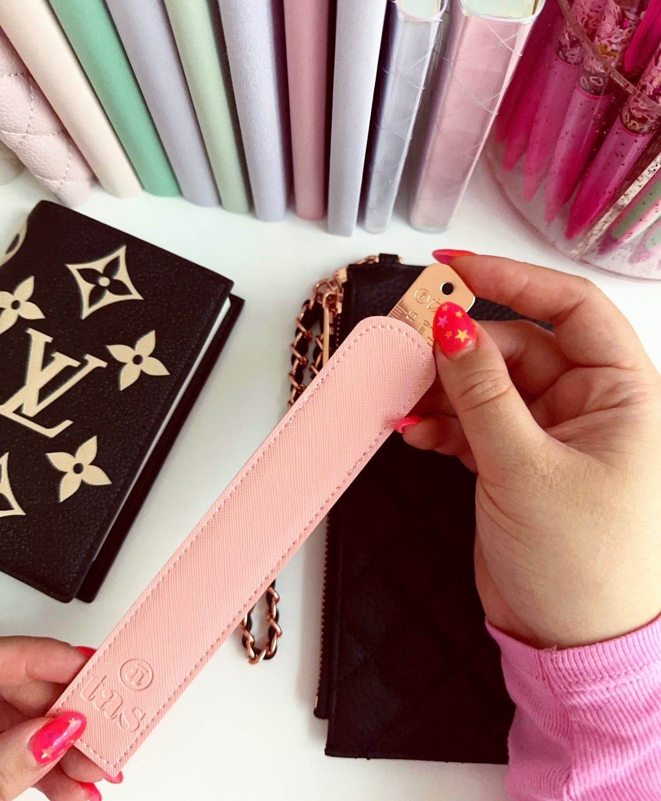 Luxe TAS metal ruler (rose gold + gold)