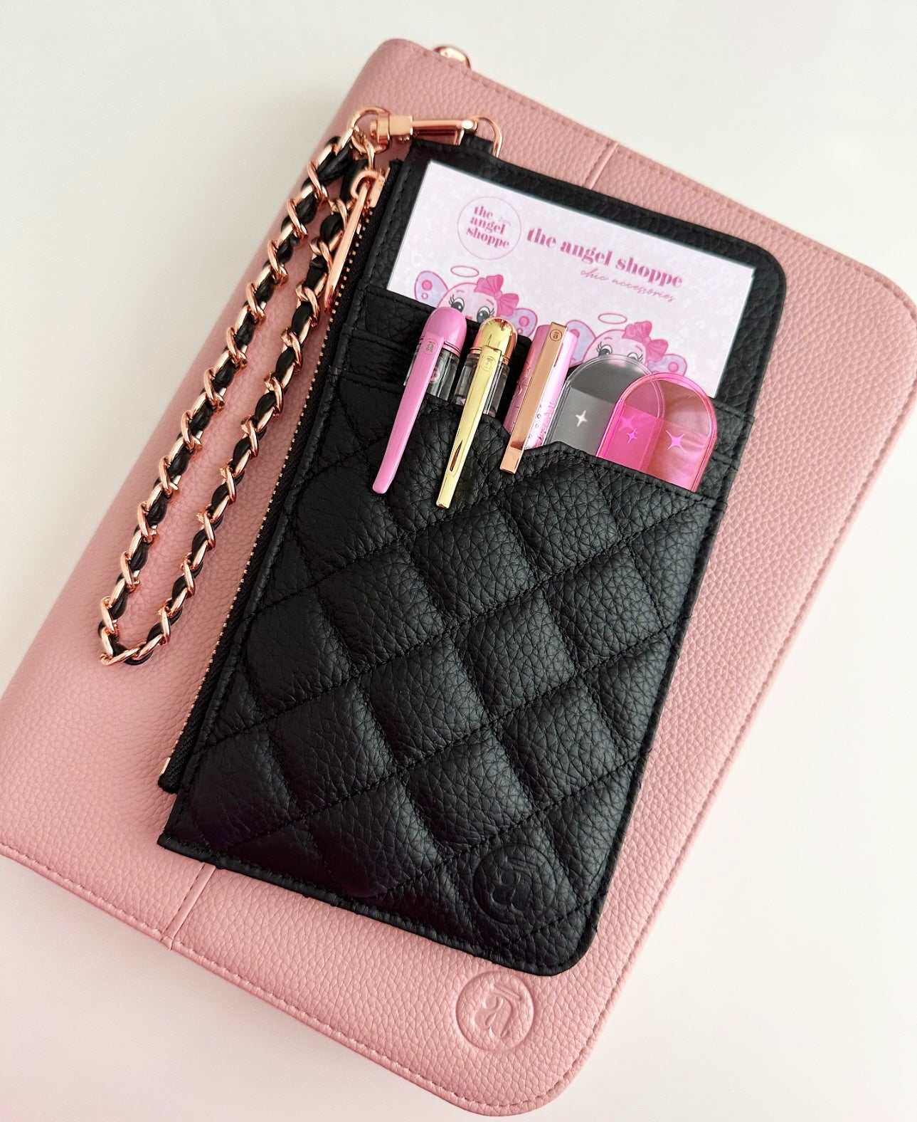the Luxe Catch All (LCA) NOIR BLACK