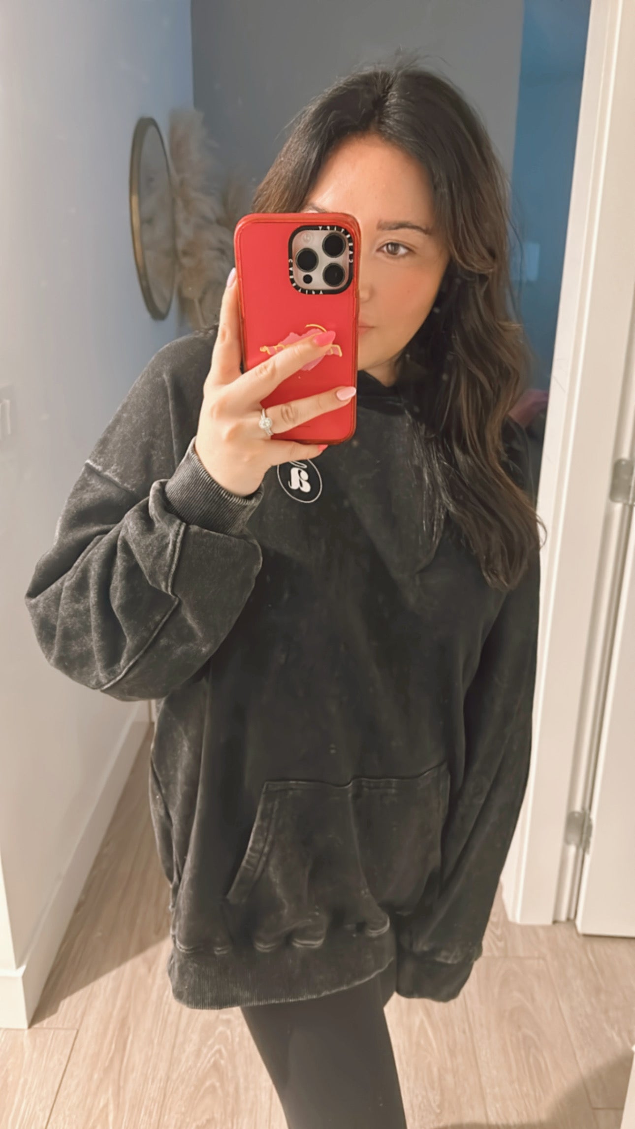 TAS sweater merch: Black Washed Hoodie