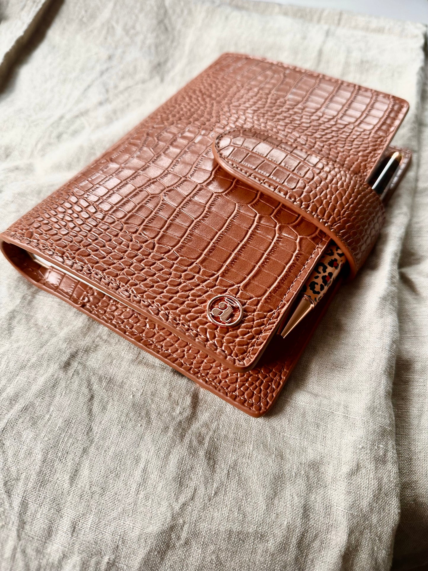 Luxe B6 Planner Cover - Mocha