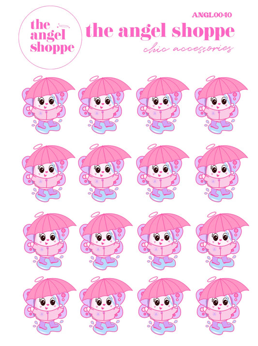 Rainy Day - character stickers
