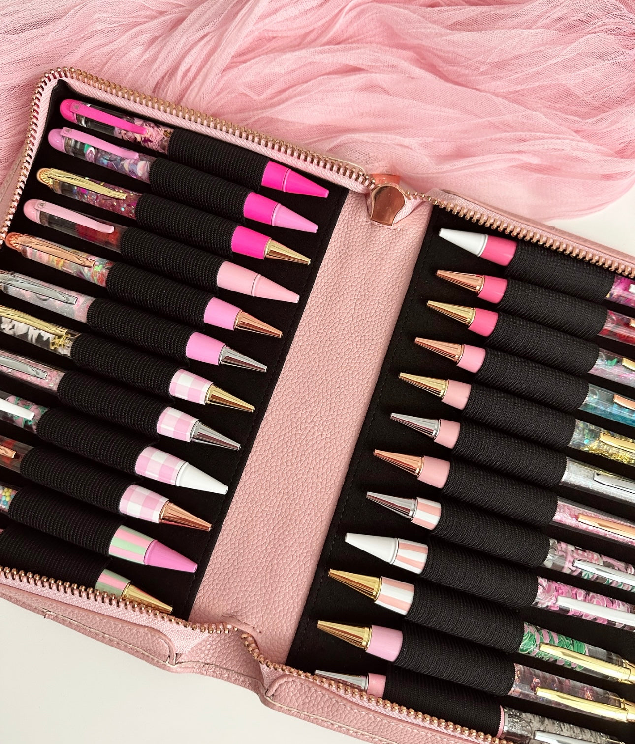 Rosé Luxe Pen Case + FREE STORMY PEN
