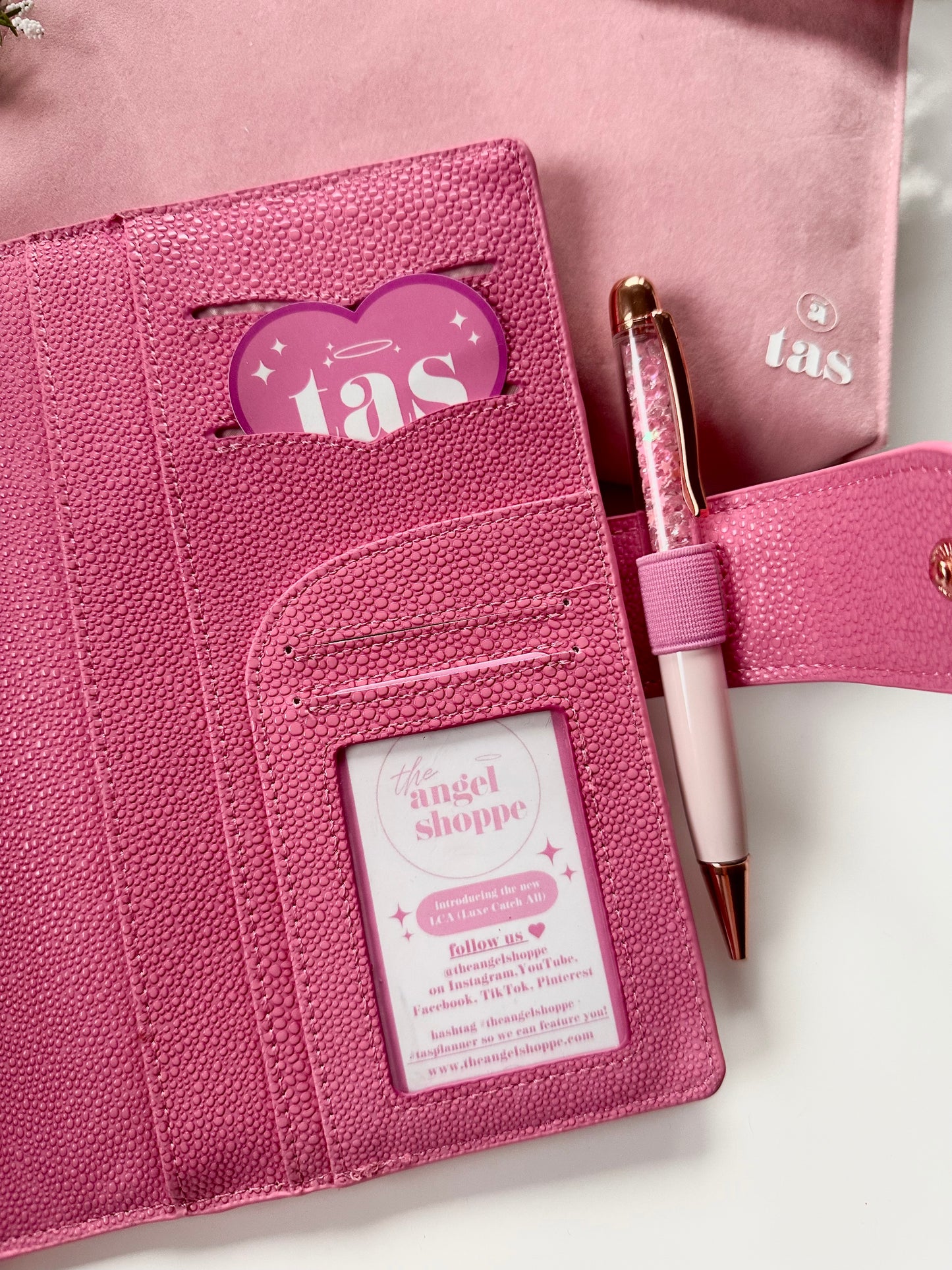 Azalea Pink Quilted B6 Planner Cover