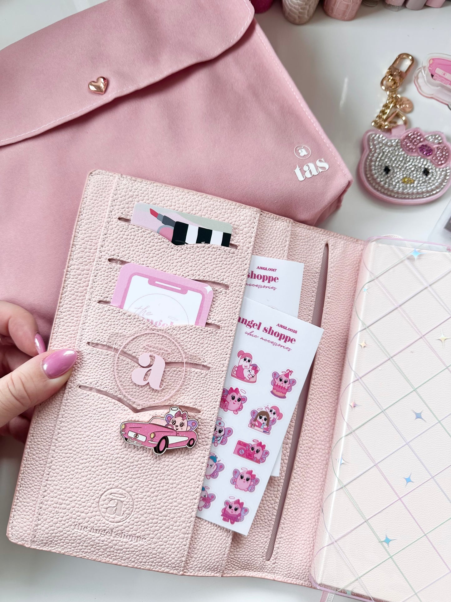Ballerina Quilted Pink Luxe B6 Planner Cover