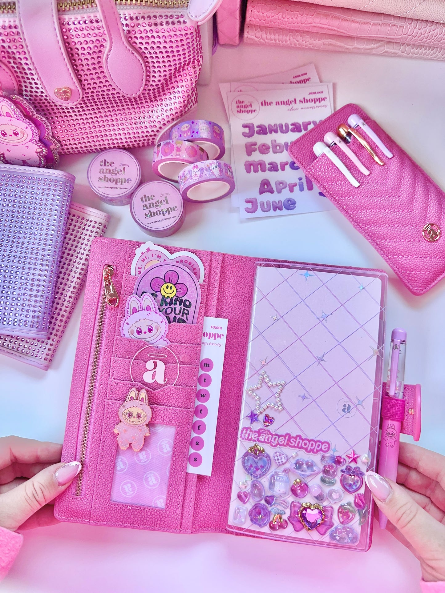 Azalea Pink Quilted Weeks Cover