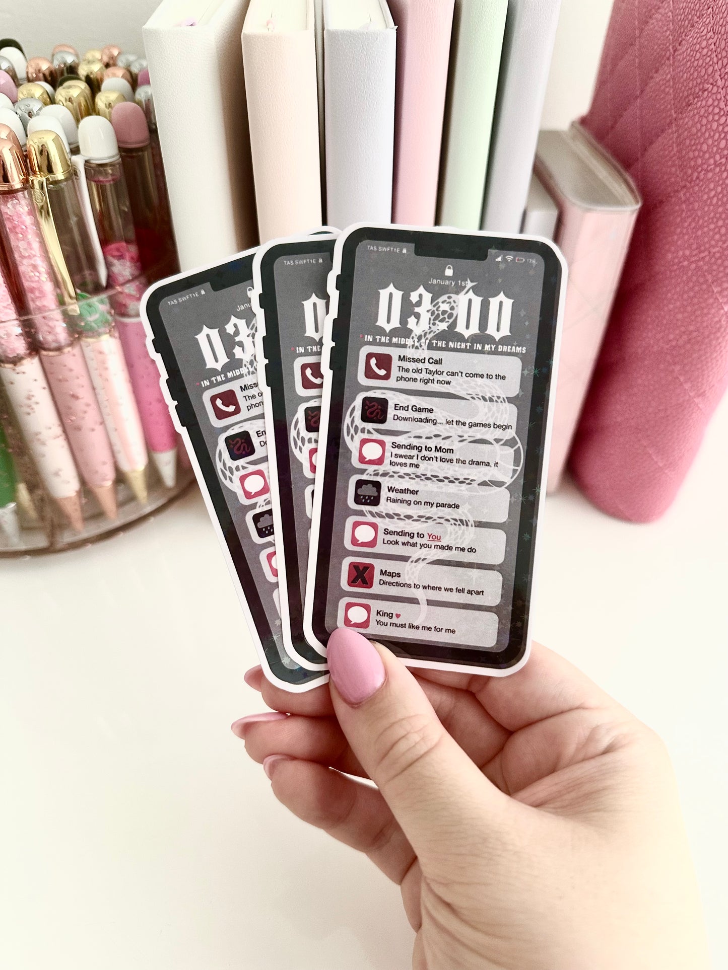 Taylor Swift Eras music phone stickers