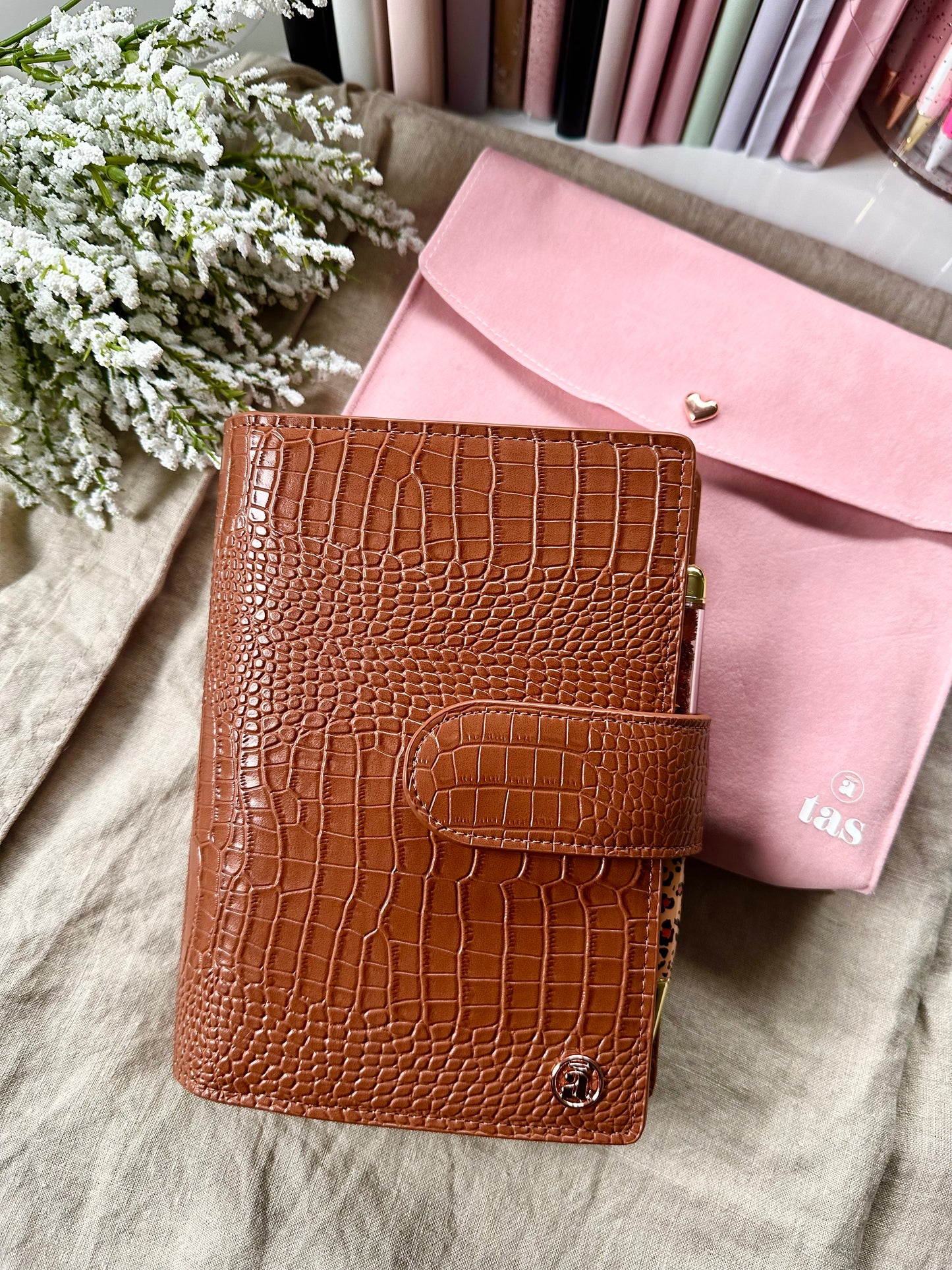 Luxe B6 Planner Cover - Mocha