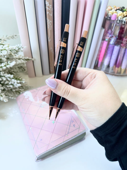 BLACK WOODEN MECHANICAL LUXE PENCIL