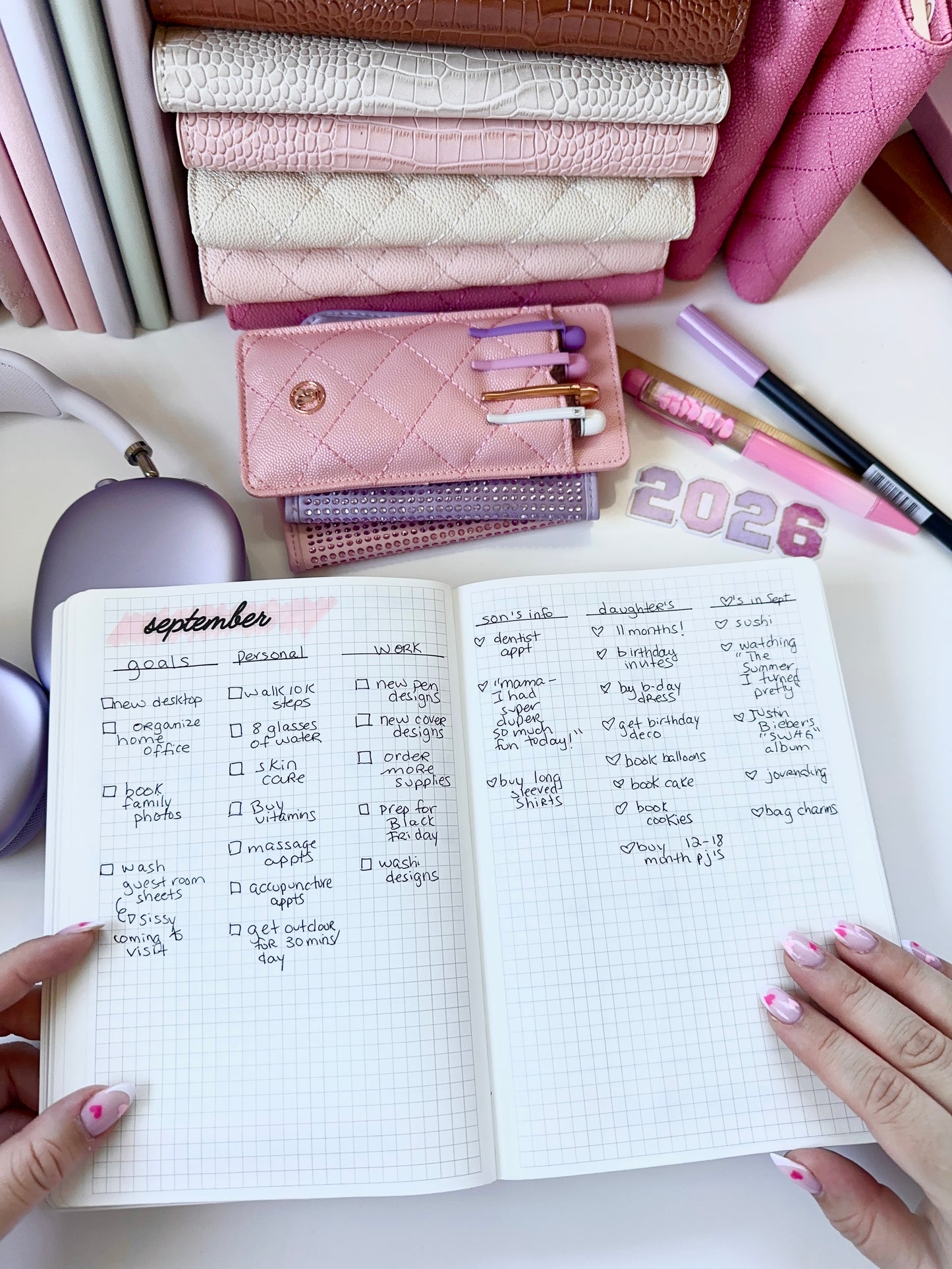 A5 TAS planners - white Tomoe River Paper
