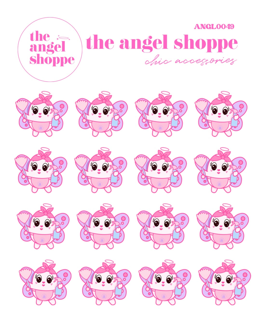 Cleaning -  character stickers