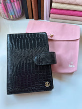 Noir Croc b6 planner cover