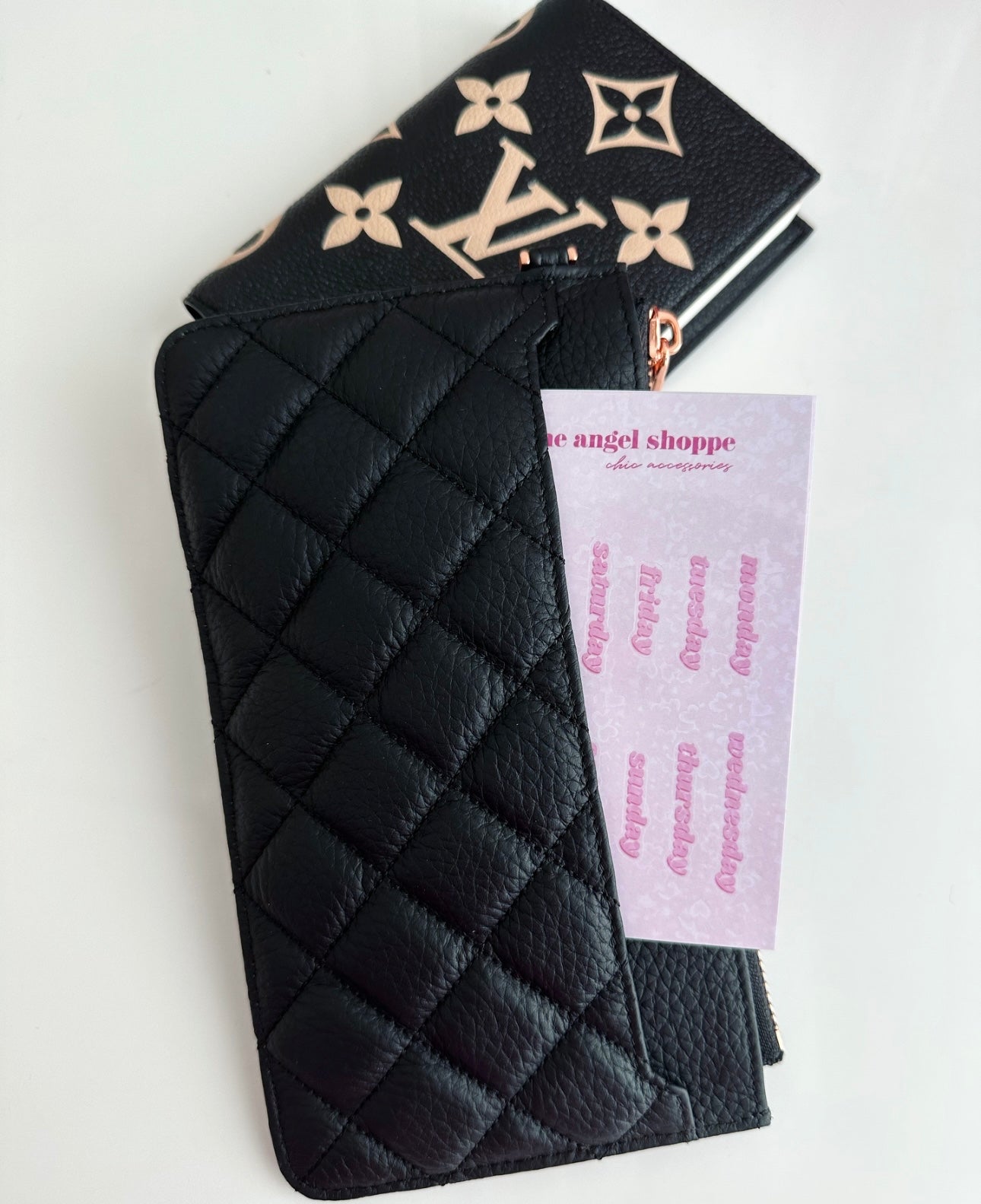 the Luxe Catch All (LCA) NOIR BLACK