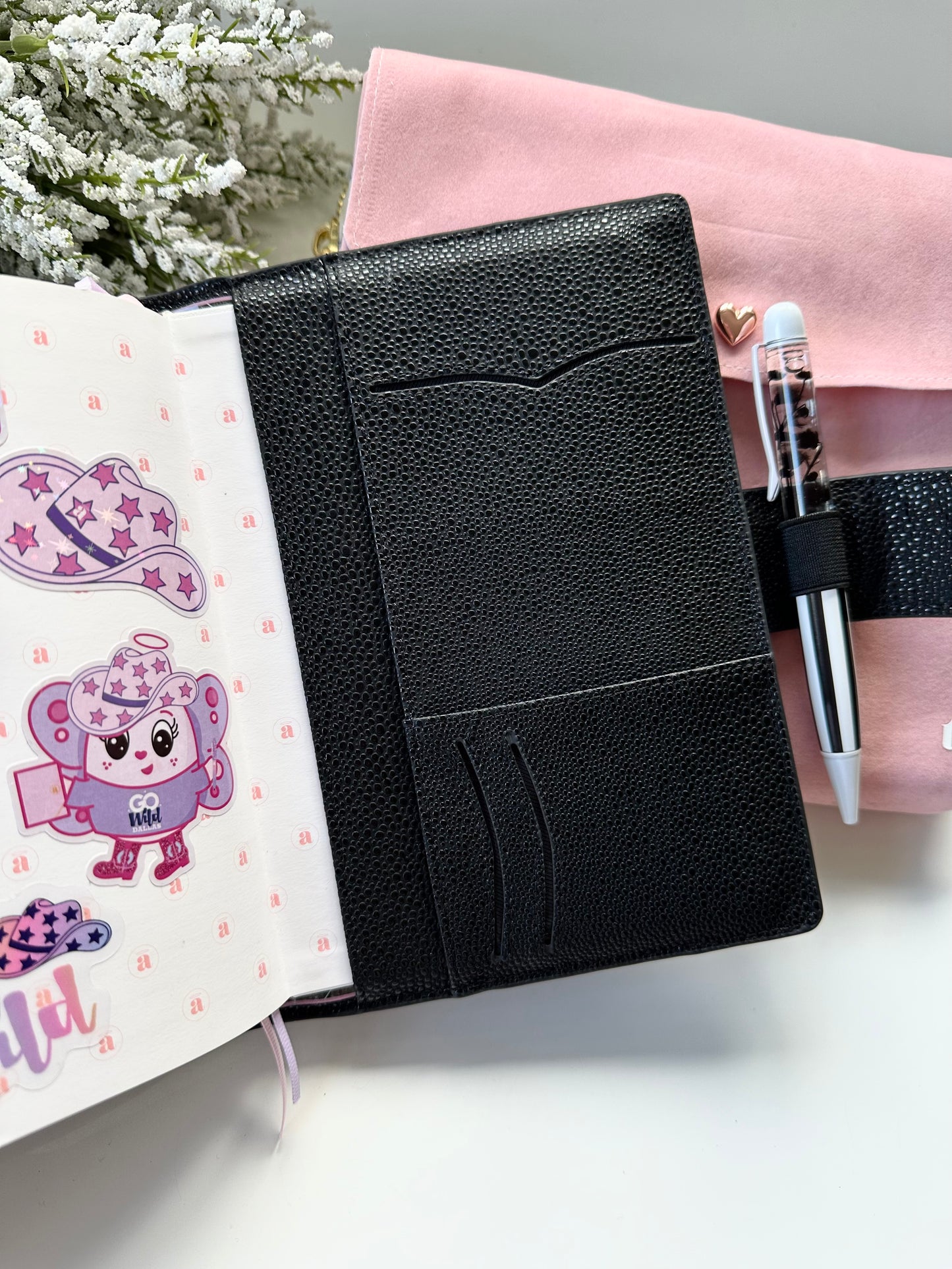 Luxe B6 Planner Cover - Classic Black