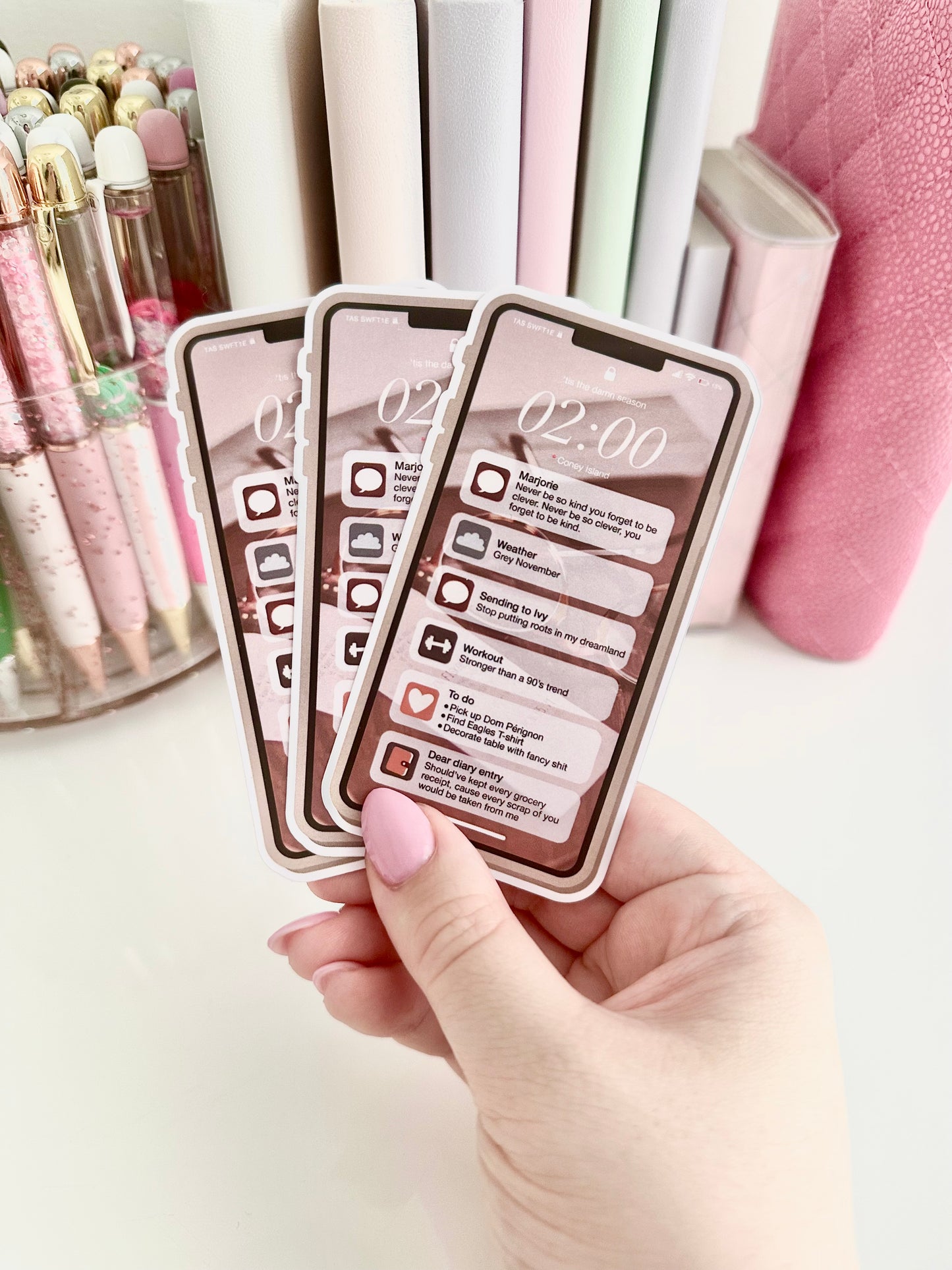 Taylor Swift Eras music phone stickers