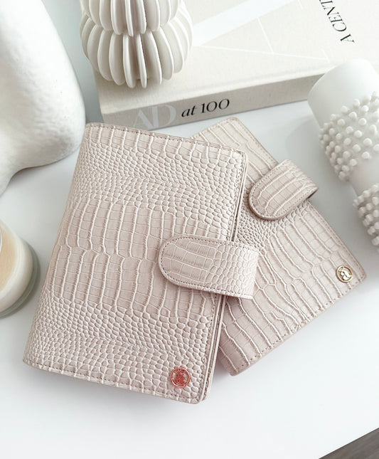 Luxe B6 Planner Cover - Oatmeal