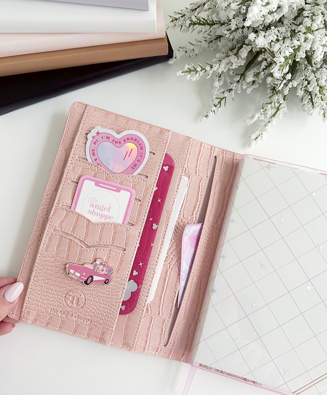 Luxe B6 Planner Cover - Paris Pink