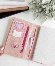 Load image into Gallery viewer, * 1 left * Luxe B6 Planner Cover - Paris Pink PRESALE *NO COUPON CODES!*