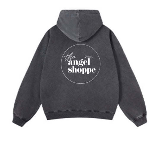 TAS sweater merch: Black Washed Hoodie