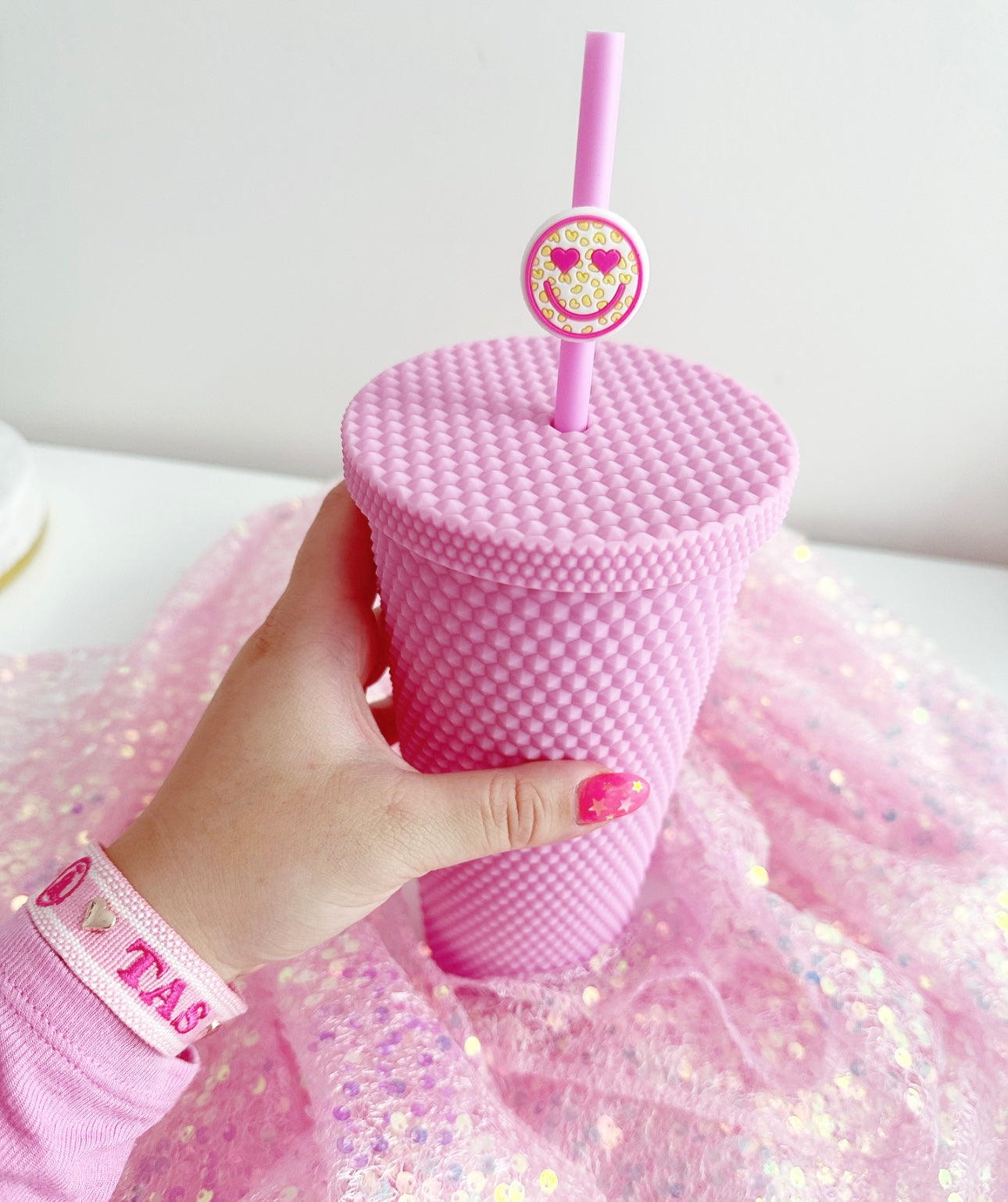 good vibes only straw topper