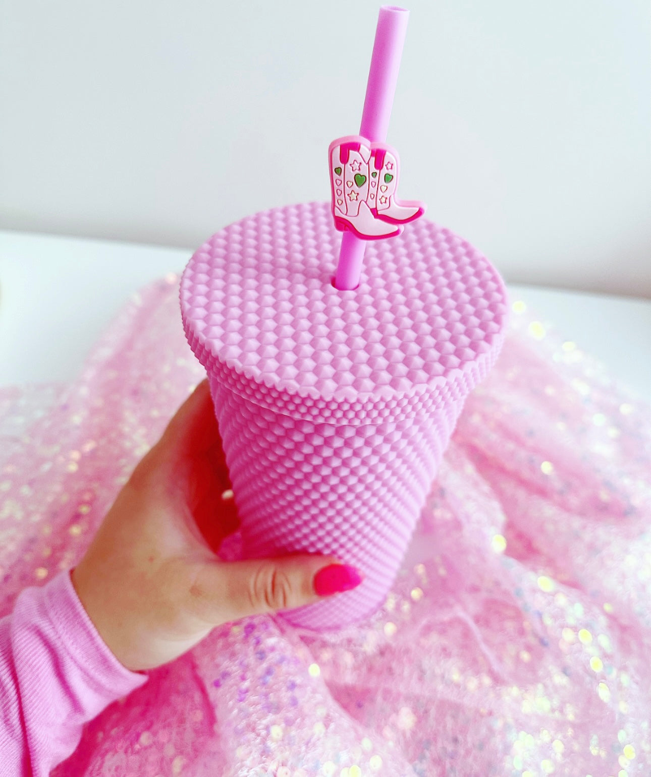 Cowgirl boot straw topper