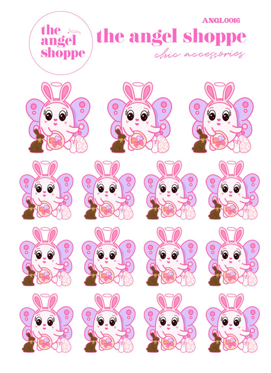 Easter/ Spring angel stickers