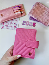 Azalea Pink Quilted Passport Cover