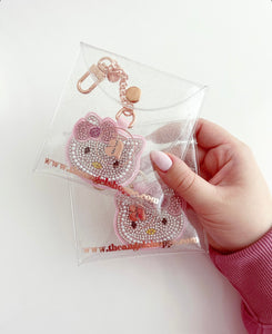 * 8 left * Hello Kitty Crystal/pearl keychains - * Limited Edition *