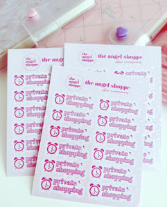 Private Shopping stickers