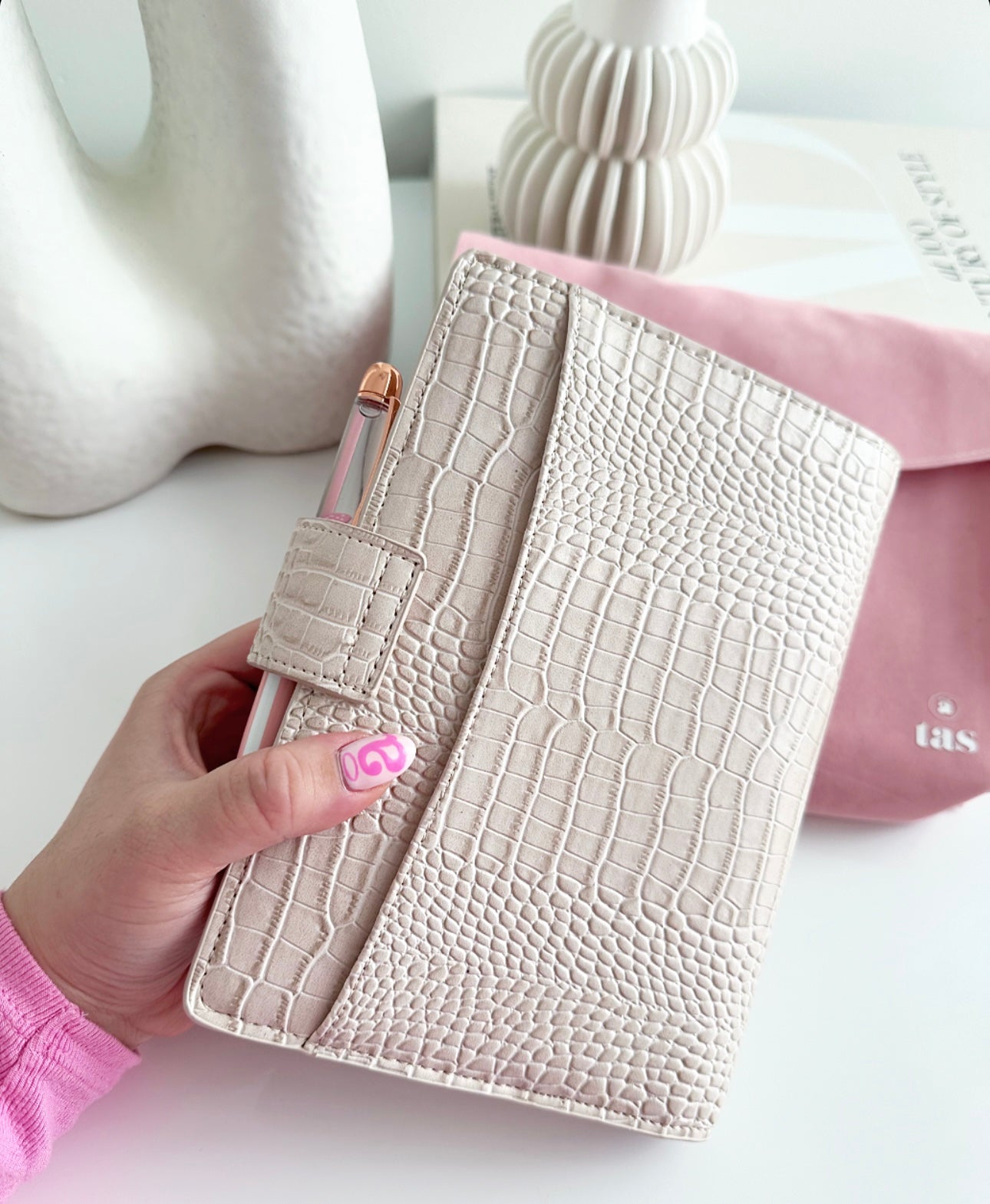 Luxe B6 Planner Cover - Oatmeal