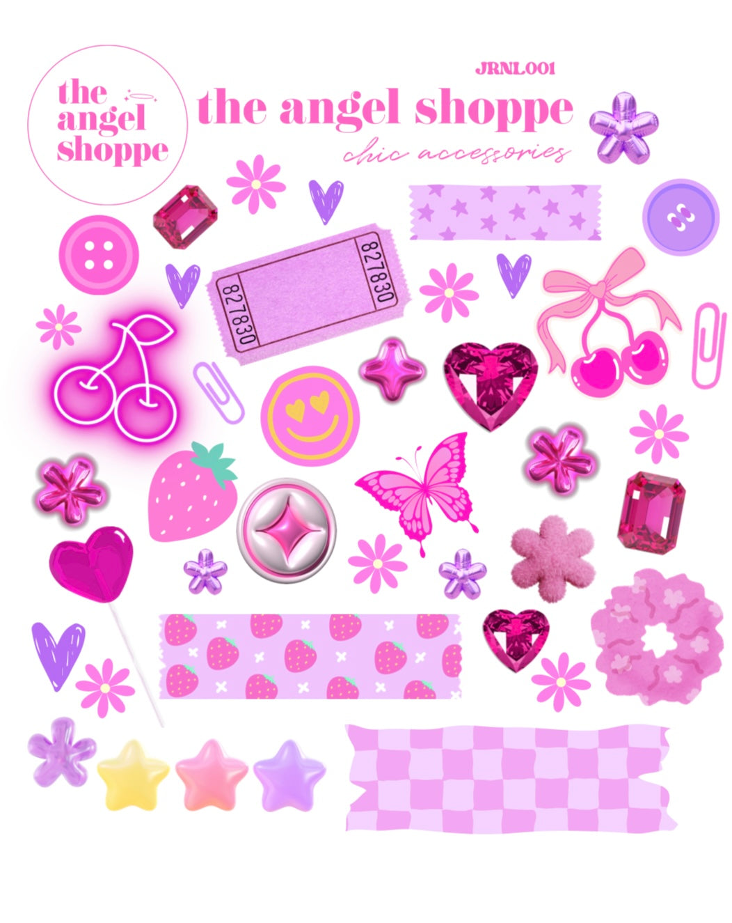I’m just a girl journaling stickers