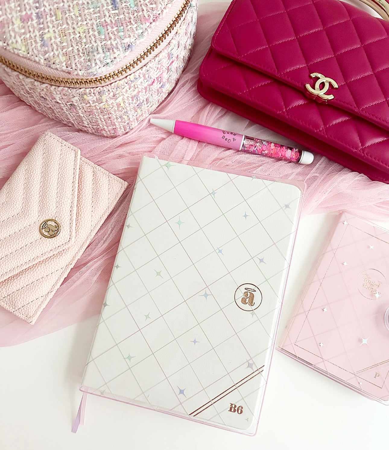 B6 jelly covers - quilted pattern