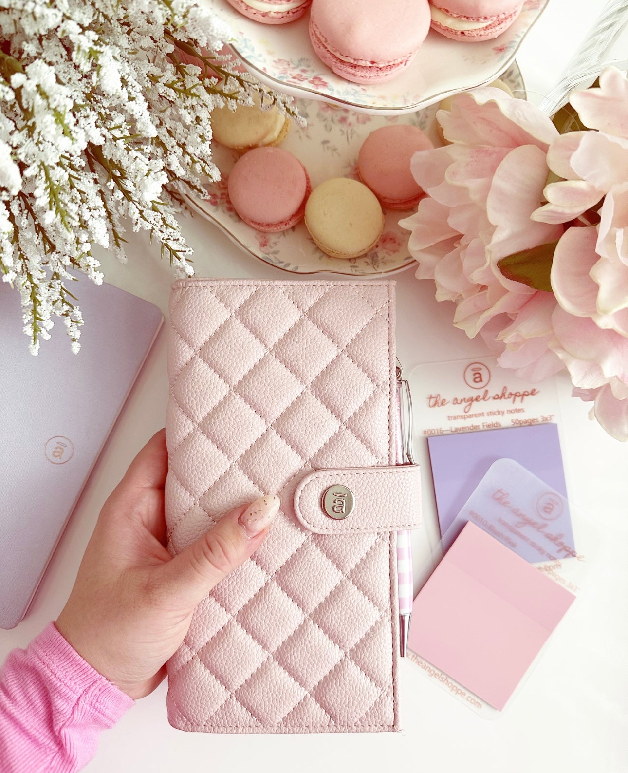 Luxe Quilted Weeks Cover - lilac macaron