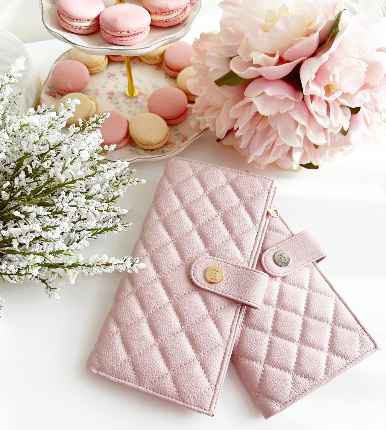 Luxe Quilted Weeks Cover - lilac macaron