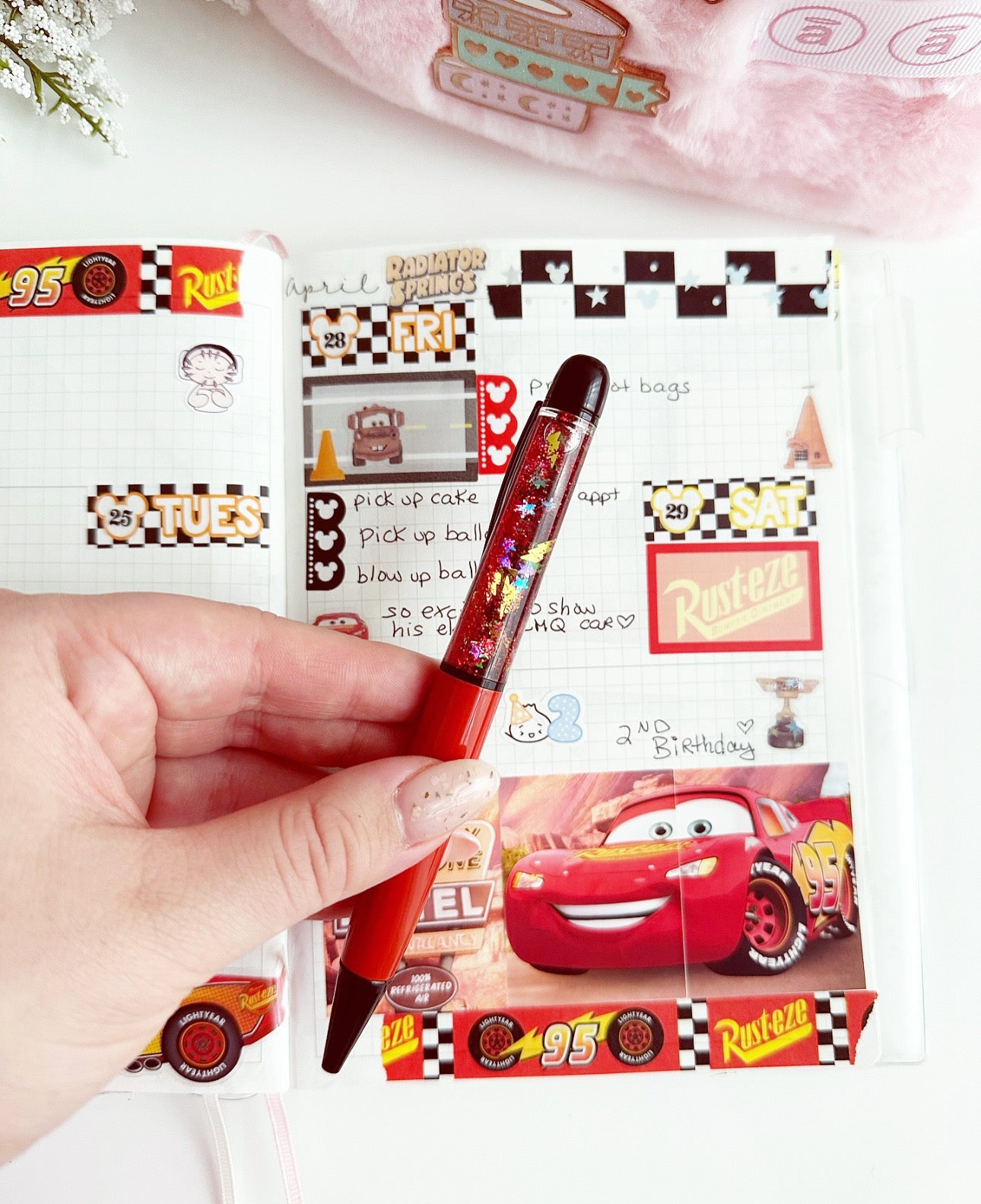 ⚡️❤️ LIGHTNING MCQUEEN - Vroom Vroom ⚡️ My son’s 2nd birthday pen!