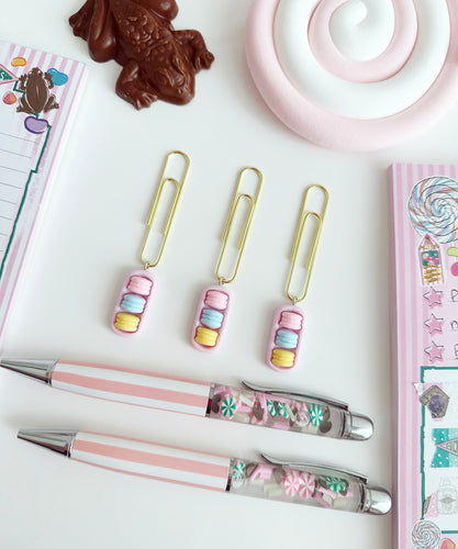 * 3 left * macaron set clip