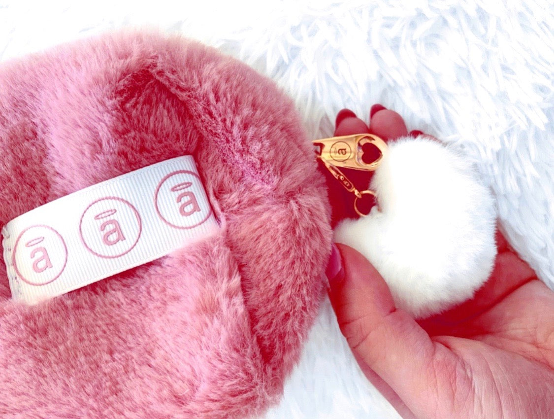 angel FUR POUCHES