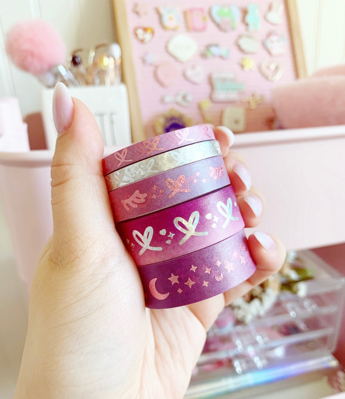birthday GLAM - 5 washi tapes