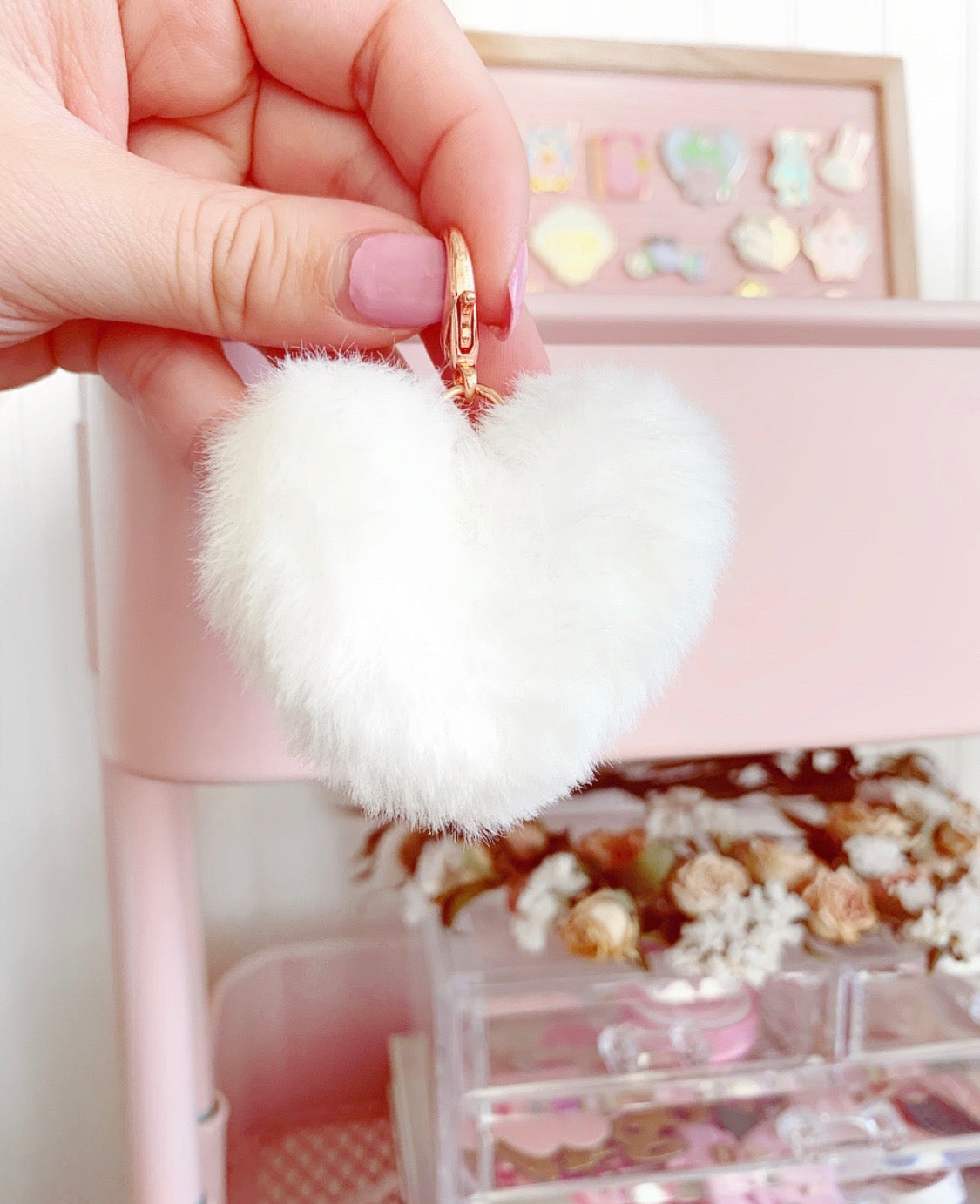 angel FUR POUCHES