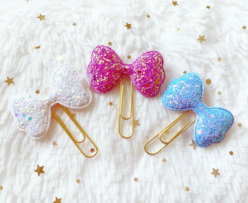 Glitter bows