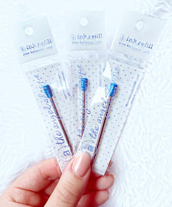 1mm Blue Ballpoint ink Refill - exclusive to our chic pens