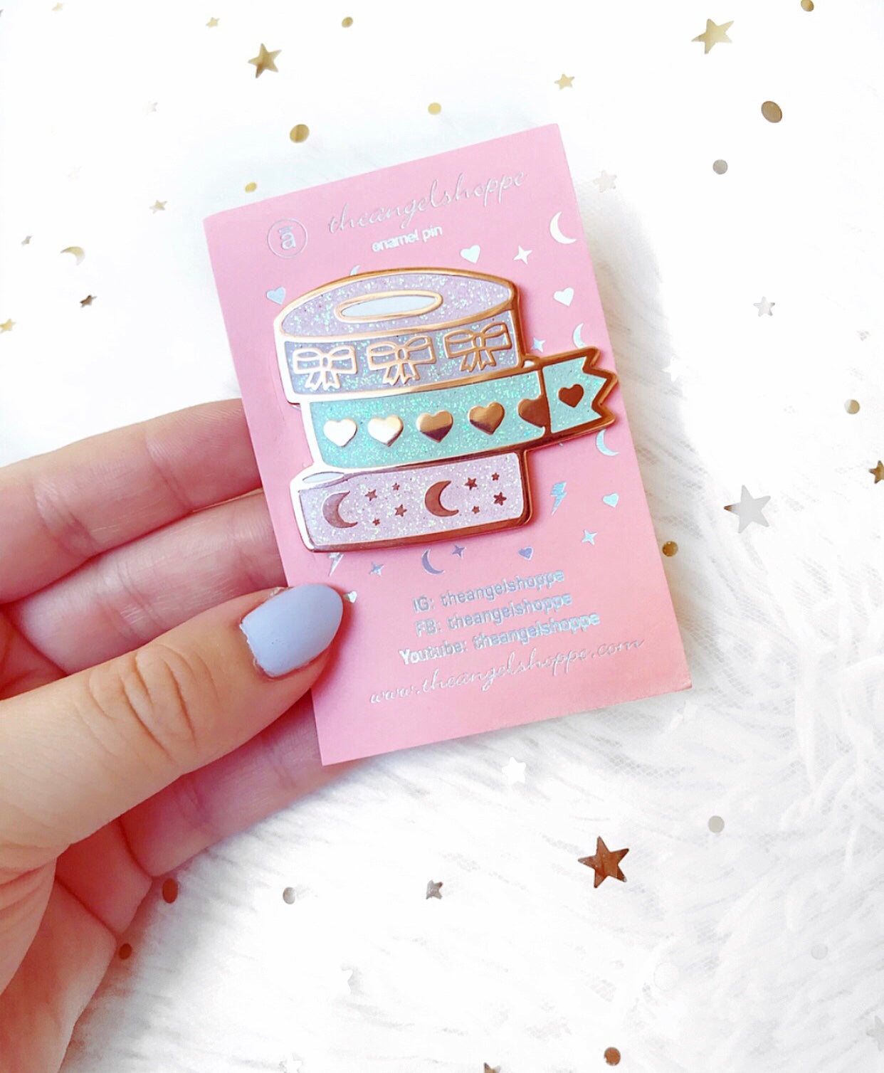 Chic Washi Tape Enamel Pin