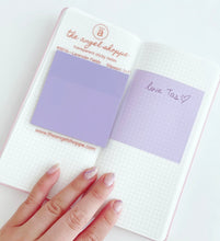 Lavender Fields Transparent Sticky Notes