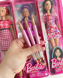 * 4 left * Barbie Girl Fountain Pens *Limited Edition*