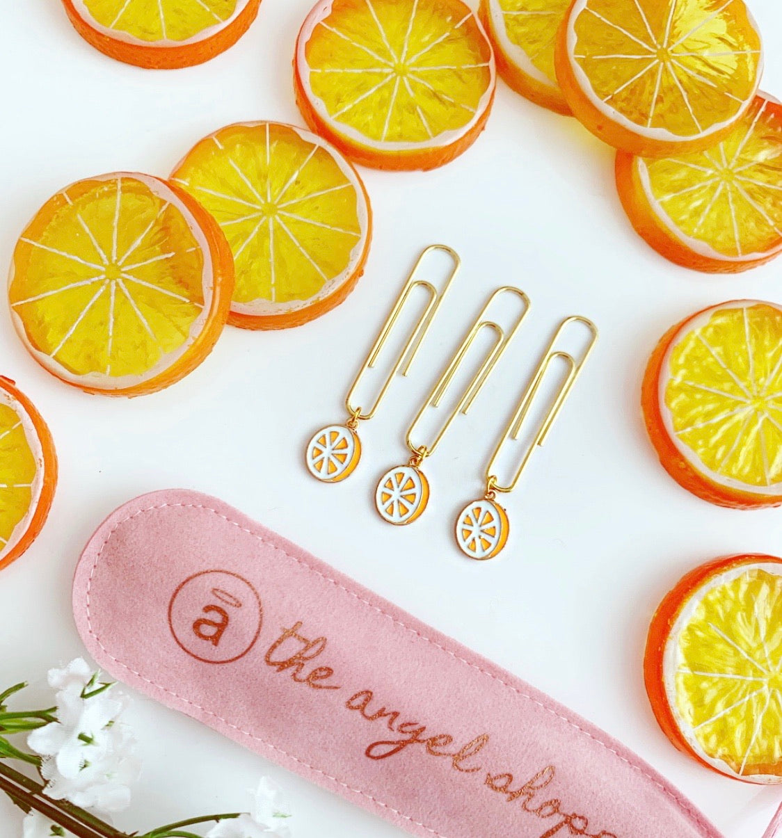 orange blossom clip