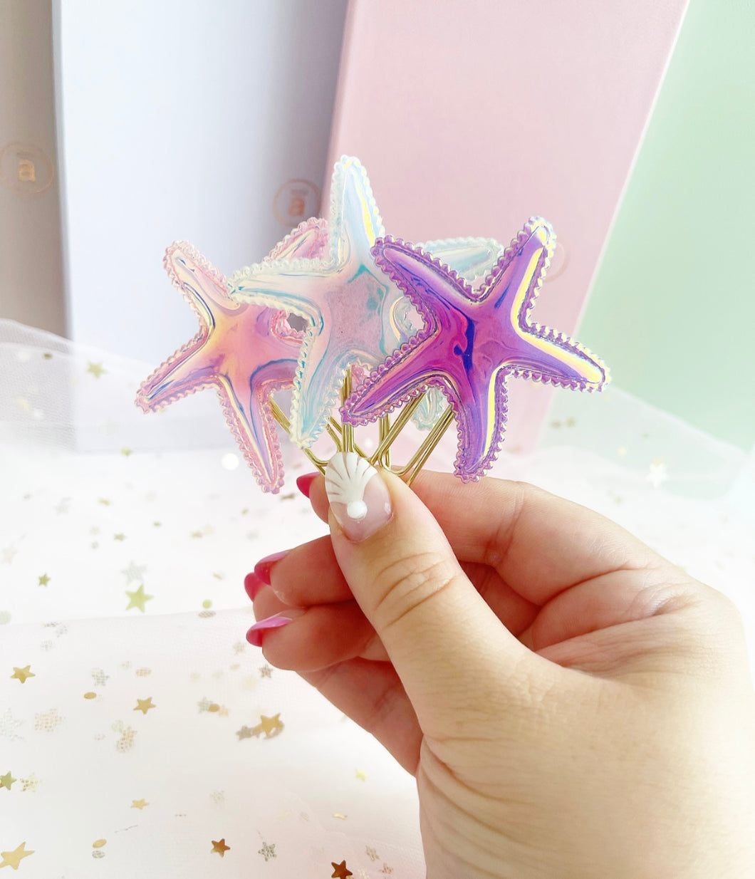 holo starfish clip